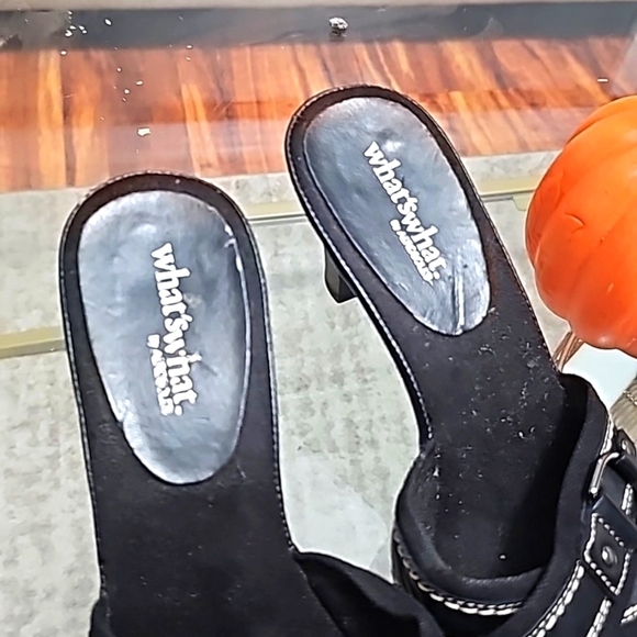 What's what by Aerosols Sandals Black size 8 - Picture 3 of 8